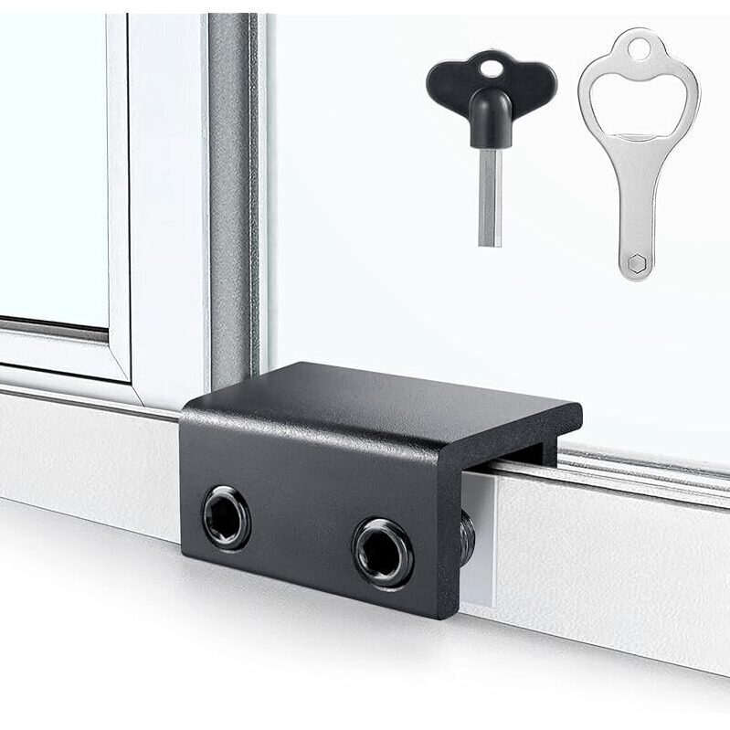4-Pack Sliding Window Locks with Key - Secure Your Home