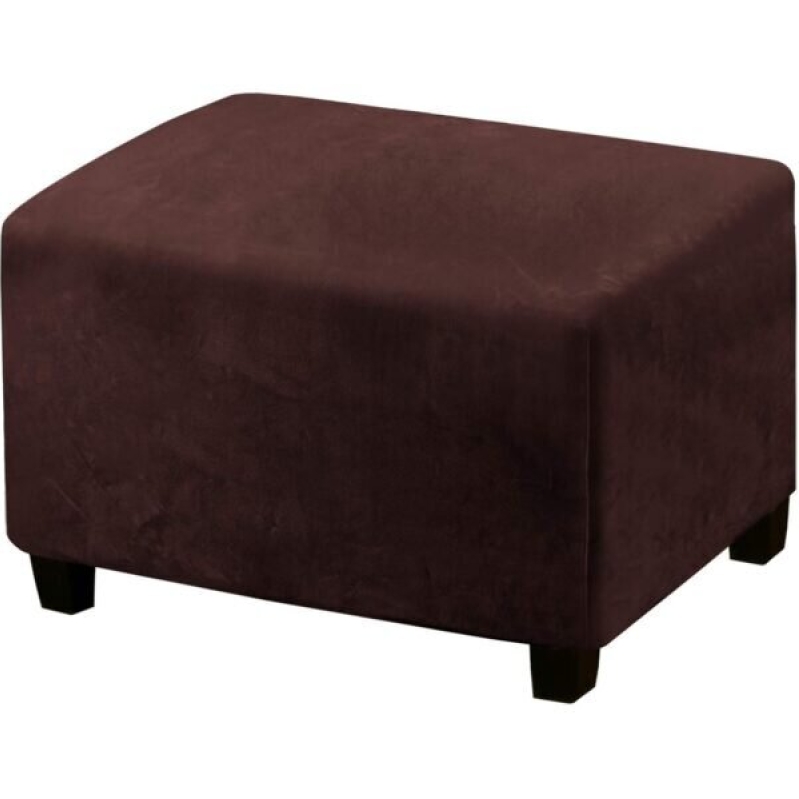 True Velvet Ottoman Cover -59% Off