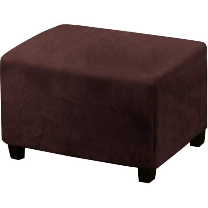True Velvet Ottoman Cover -59% Off