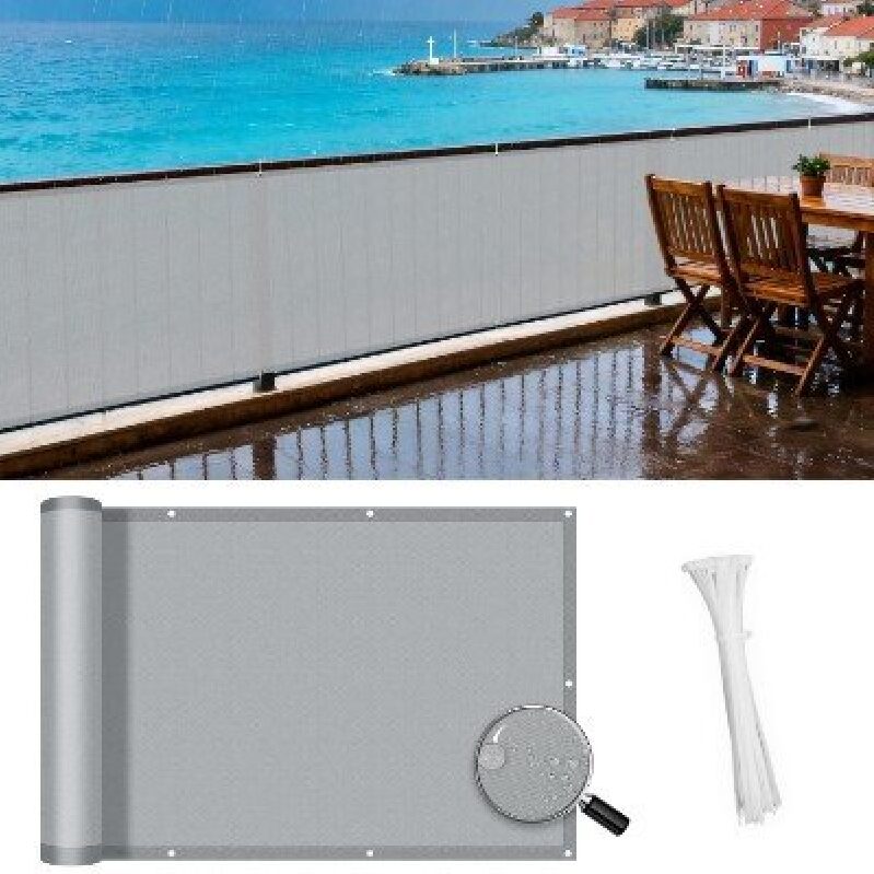 3'x3' Balcony Privacy Screen for Outdoor Use