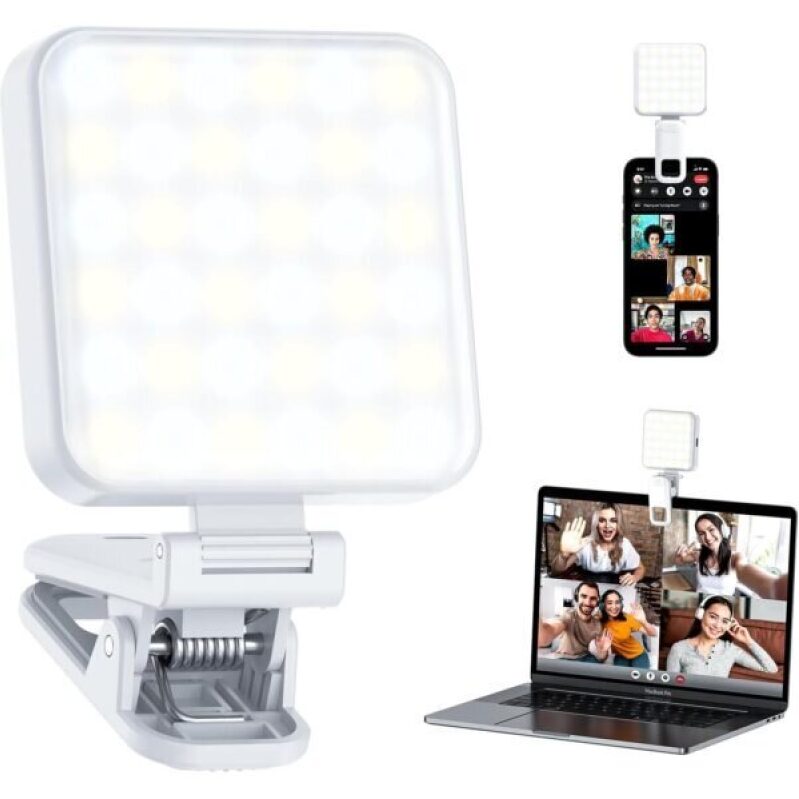 Portable Selfie Light for iPhone - Rechargeable, 50% Brighter