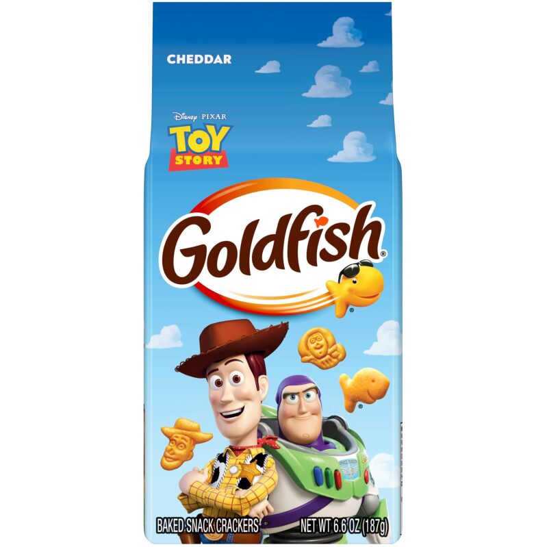 Goldfish Disney Pixar Toy Story Cheddar Cheese Crackers, 6.6oz Bag