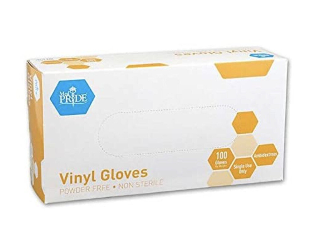 Affordable Vinyl Gloves Large Size - 100 Count