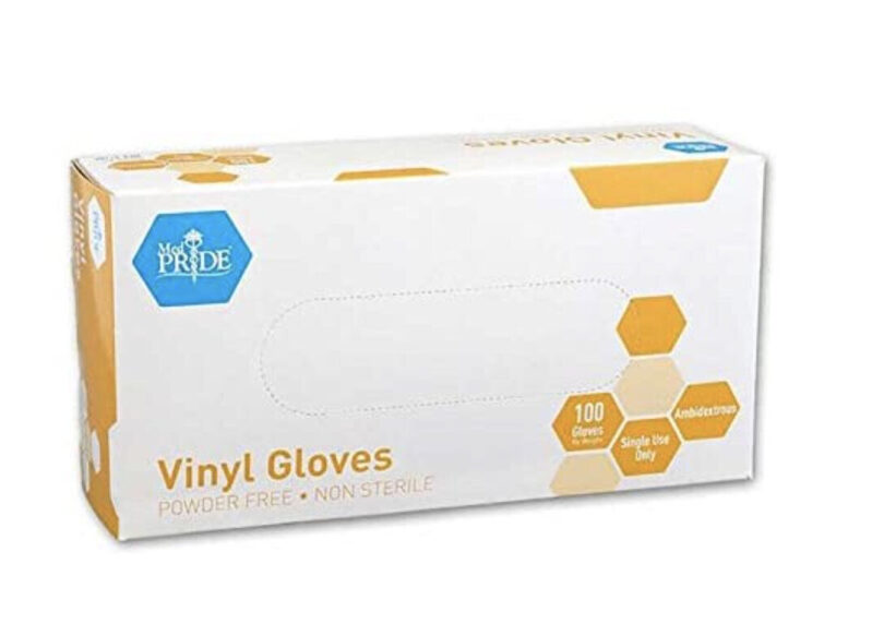 Affordable Vinyl Gloves Large Size - 100 Count