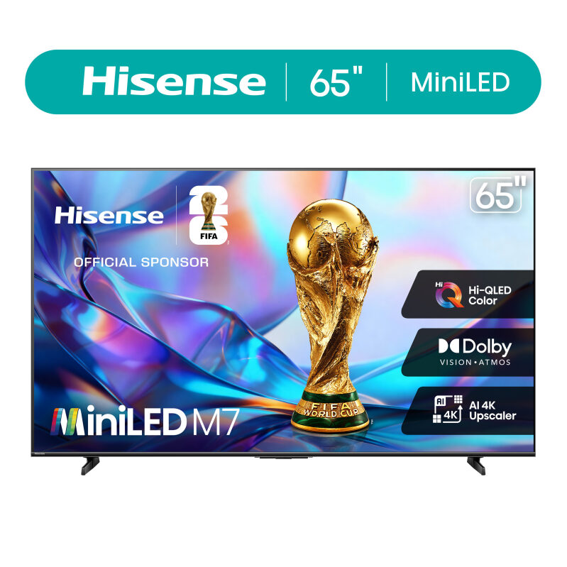 Hisense 65M7QG 65-inch Mini-LED 4K UHD Smart Google TV