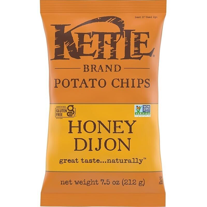 Honey Dijon Kettle Brand Potato Chips - 7.5oz
