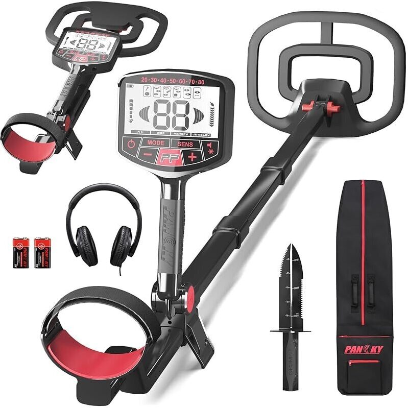 Pancky PK1098 5-Mode Collapsible Metal Detector - All-Terrain Kit