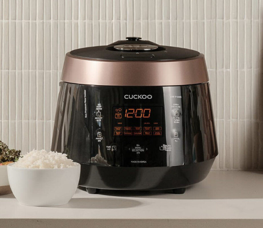 CUCKOO Voice Control Pressure Rice Cooker - 10 Cups, On Sale $209.99
