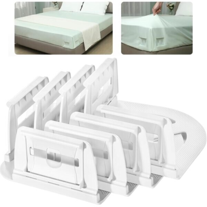 Corner Bed Sheet Holder - Keeps Sheets in Place, Saves Time and Effort