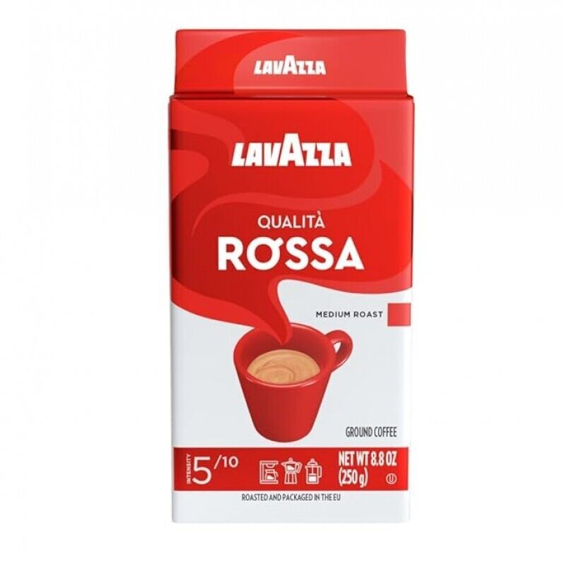 Lavazza Qualità Rossa Ground Coffee - Premium Italian Blend