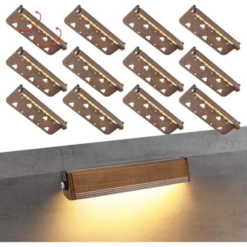 Lecotresy 12-Packs 7inch LED Landscape Lighting - Bronze Gold - 40% Off