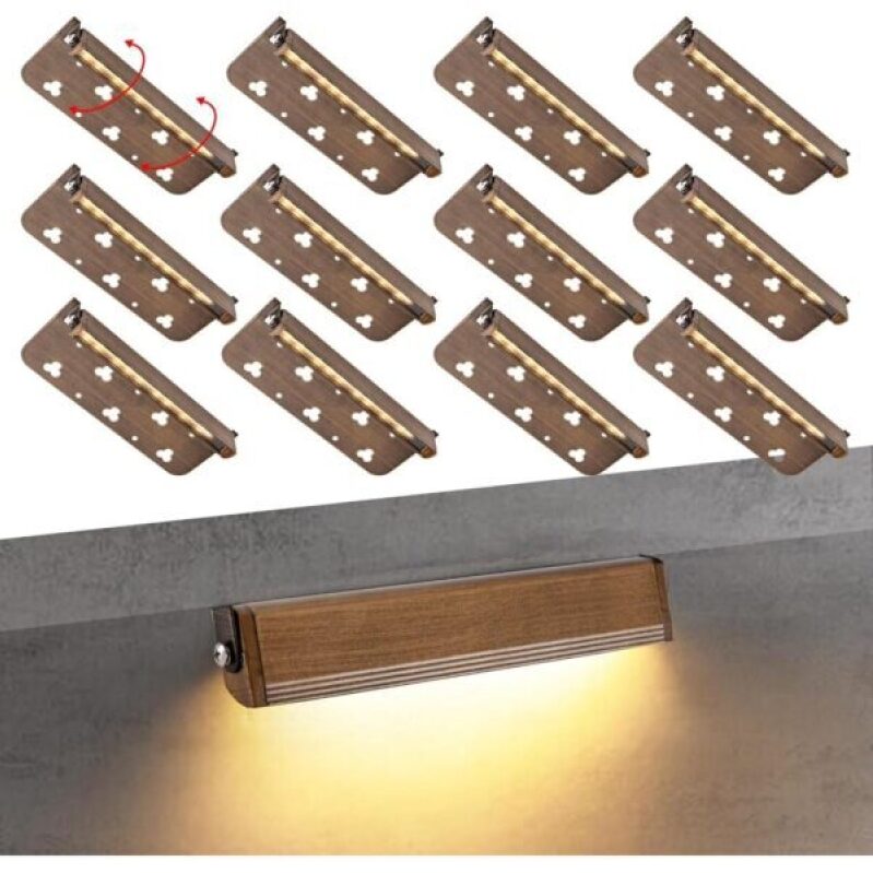 Lecotresy 12-Packs 7inch LED Landscape Lighting - Bronze Gold - 40% Off