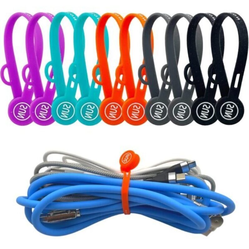 Magnetic Cord Organizers - Twist Ties Magnet Clips for Cord Management