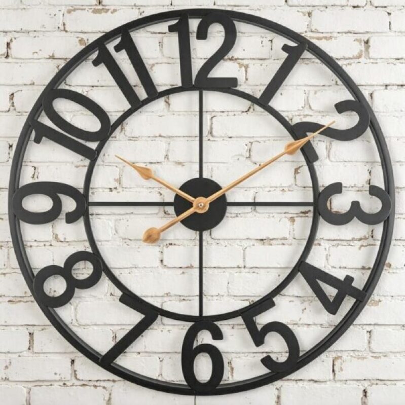 Outdoor Waterproof Patio Clock - 14 Inch Large Wall Clock