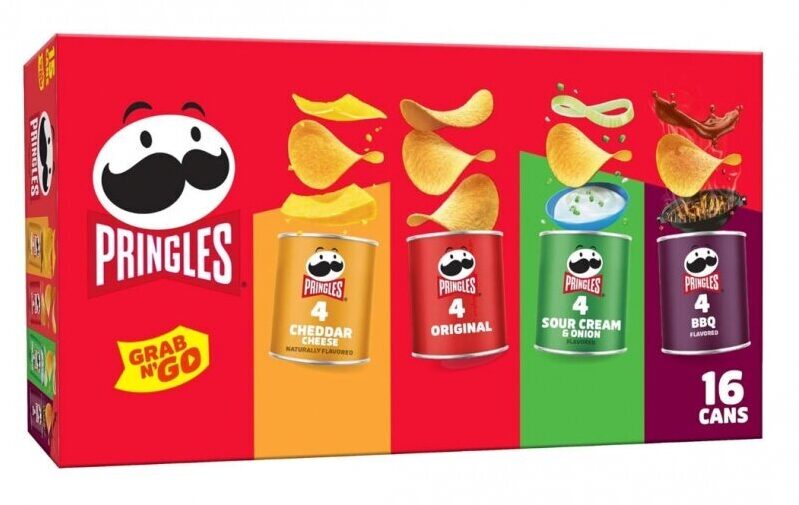 Pringles Potato Chips Variety Pack - 16 Cans, Multipack Deal