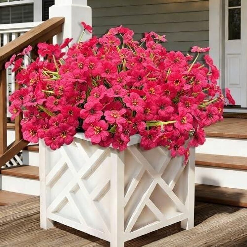 20 Bundles of UV-Resistant Outdoor Silk Flowers - 53% Off