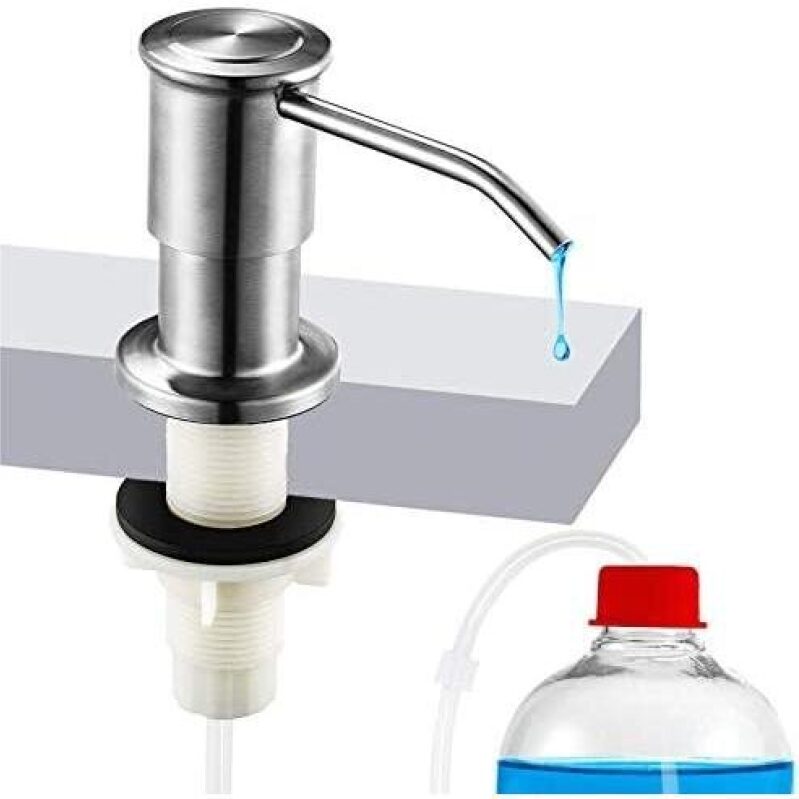 Efficient Kitchen Dish Soap Dispenser with Leak-Proof Pump