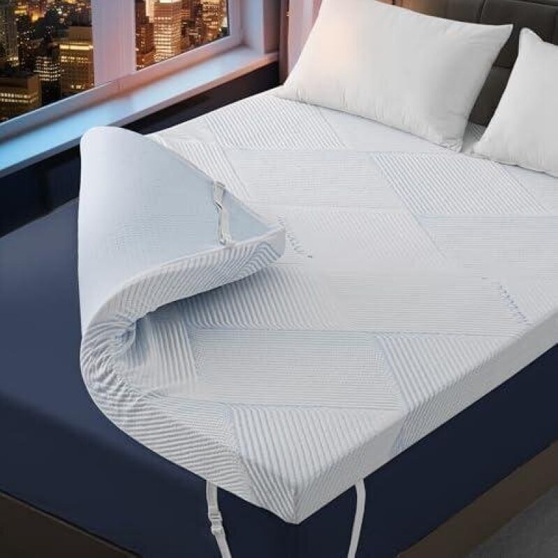 3-Inch Gel Memory Foam Mattress with Removable Cover - 50% Off