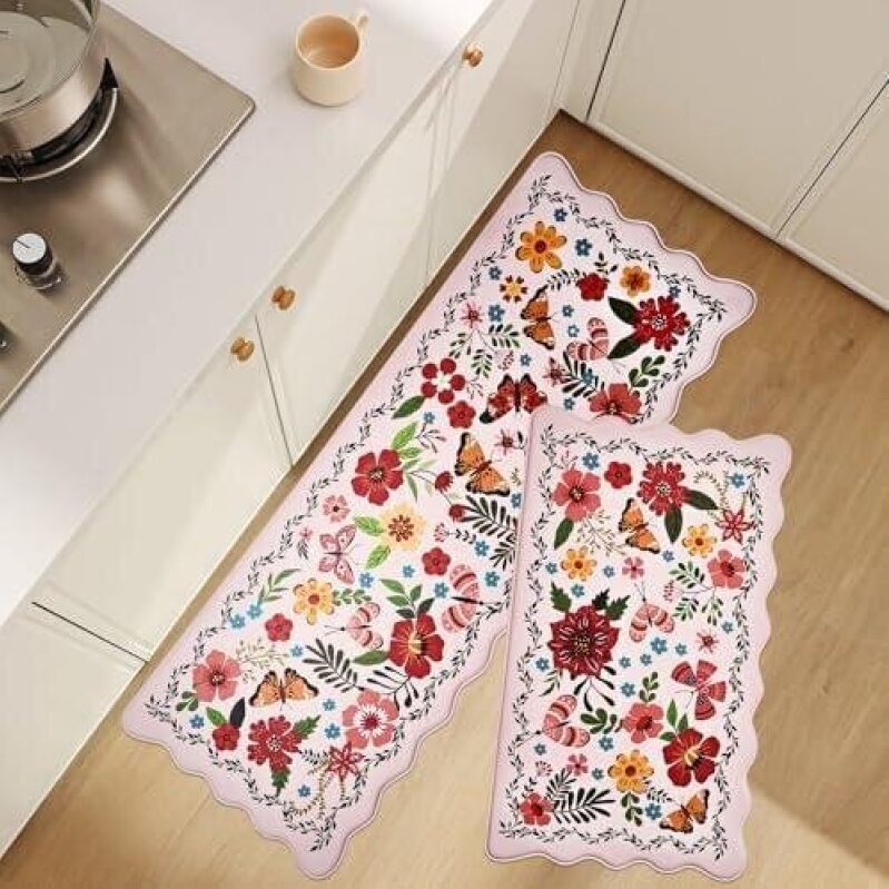 UKISS Floral Kitchen Rugs - 50% OFF