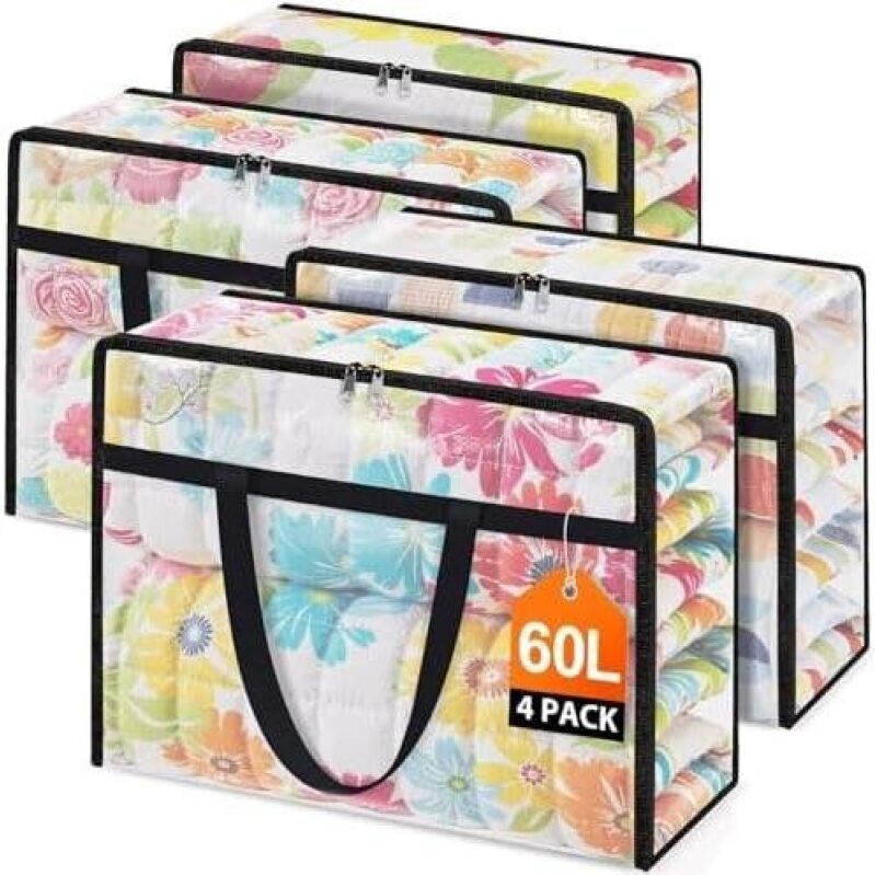 Maximize Your Storage with 4-Piece Transparent Bed Storage Boxes