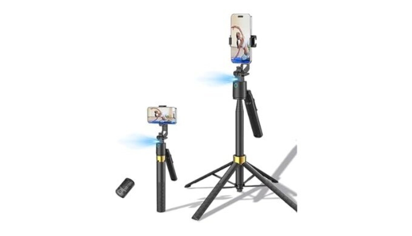 Auto Face Tracking Phone Tripod 360 Rotation - Ultimate Convenience