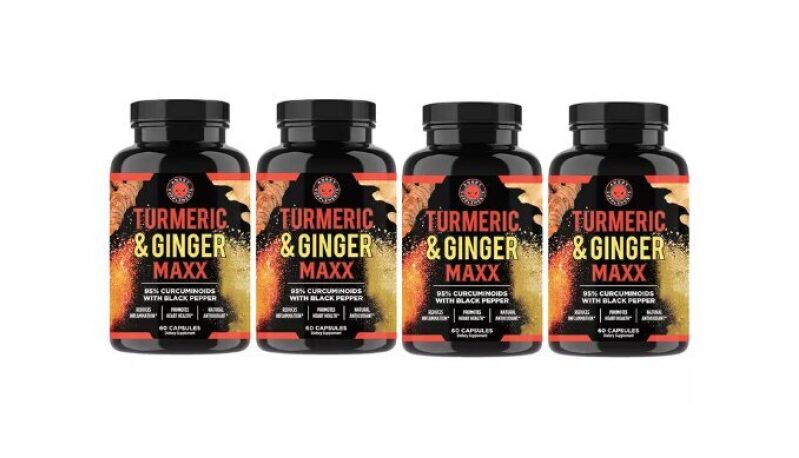 Angry Supplements Turmeric Ginger Maxx, Joint Support Antioxidant (4, 5, 6 pk)