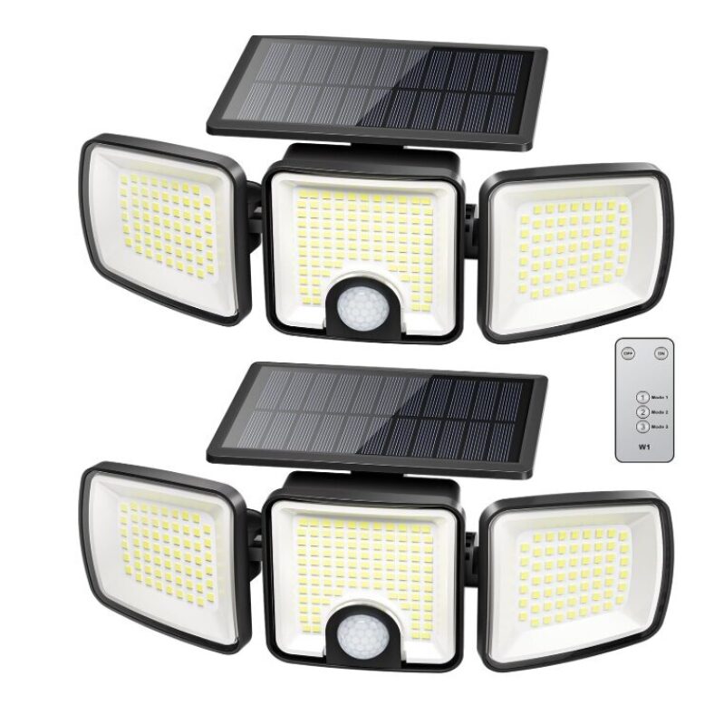 Brightown 2 Pack Solar Security Flood Outdoor Lights - 52% OFF