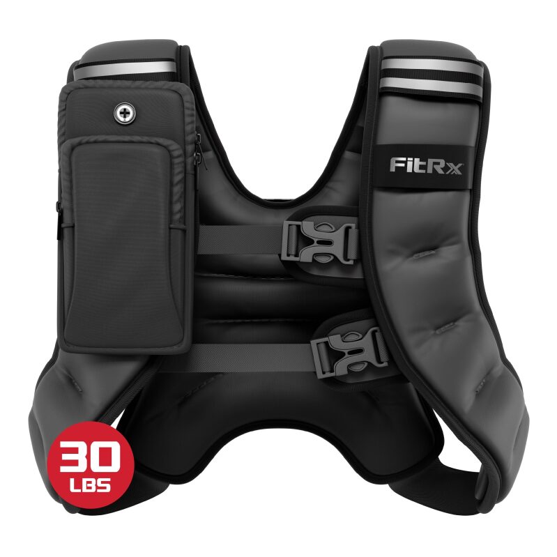 FitRx Neoprene Coated Weighted Vest - 30lbs
