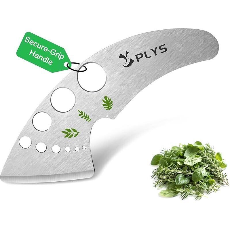Plys Stainless Steel Herb Stripper Tool for Basil - Efficient and Durable