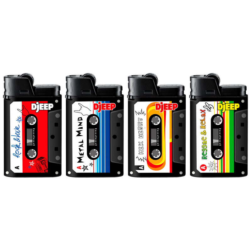 DJEEP Pocket Lighters Limited Edition Collection 4-Pack
