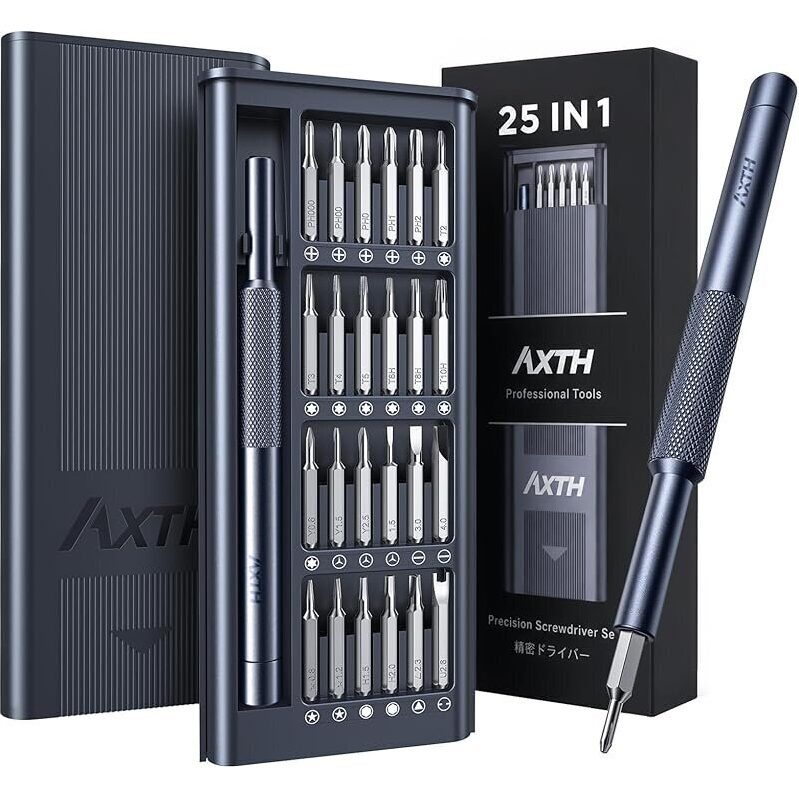 Axth 25-In-1 Bearing Steel Precision Screwdriver Set