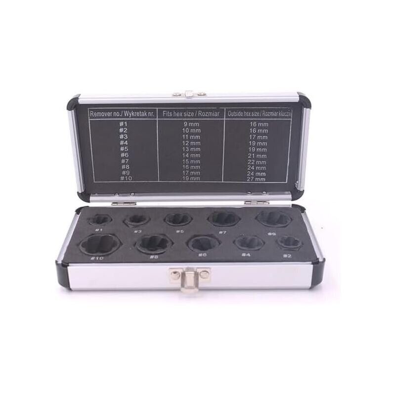 Efficient Screw Remover Kit - 10-Piece Tool Set