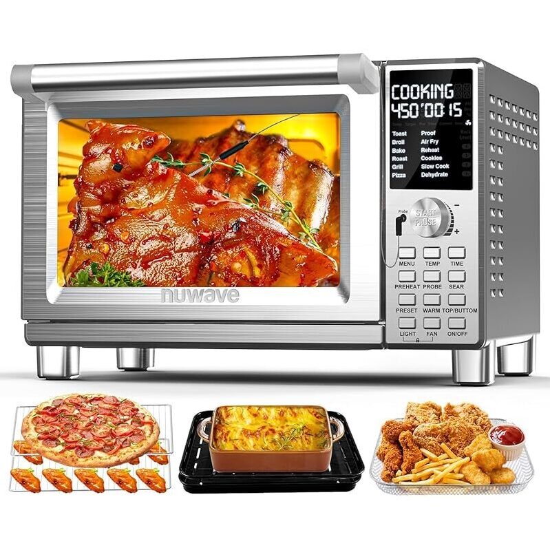 Versatile NuWave Bravo Pro Smart Toaster Oven Countertop