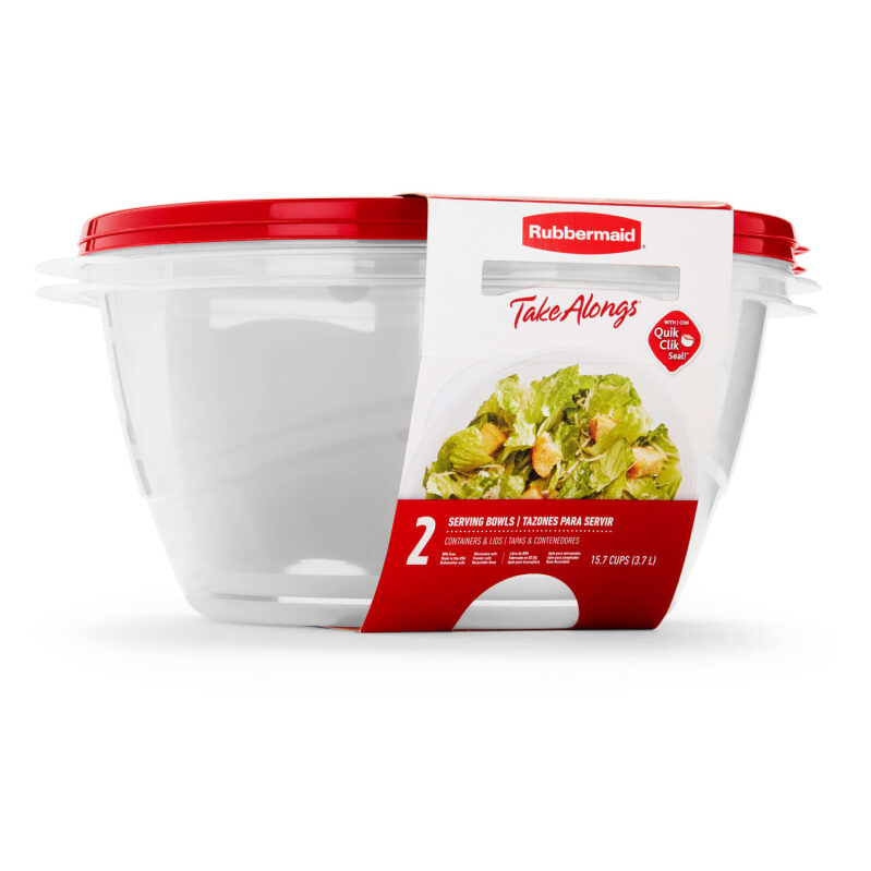 Rubbermaid Takealongs Food Storage Containers 15.7 Cup - 2 Count