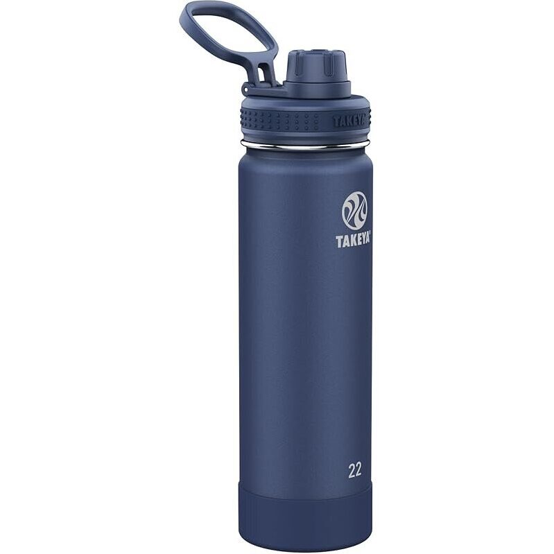 Takeya Actives Stainless Steel Water Bottle - 22oz, Navy