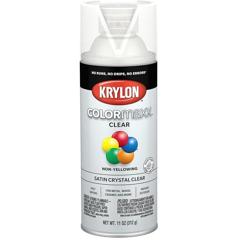 Krylon COLORmaxx Acrylic Clear Finish for Indoor/Outdoor Use