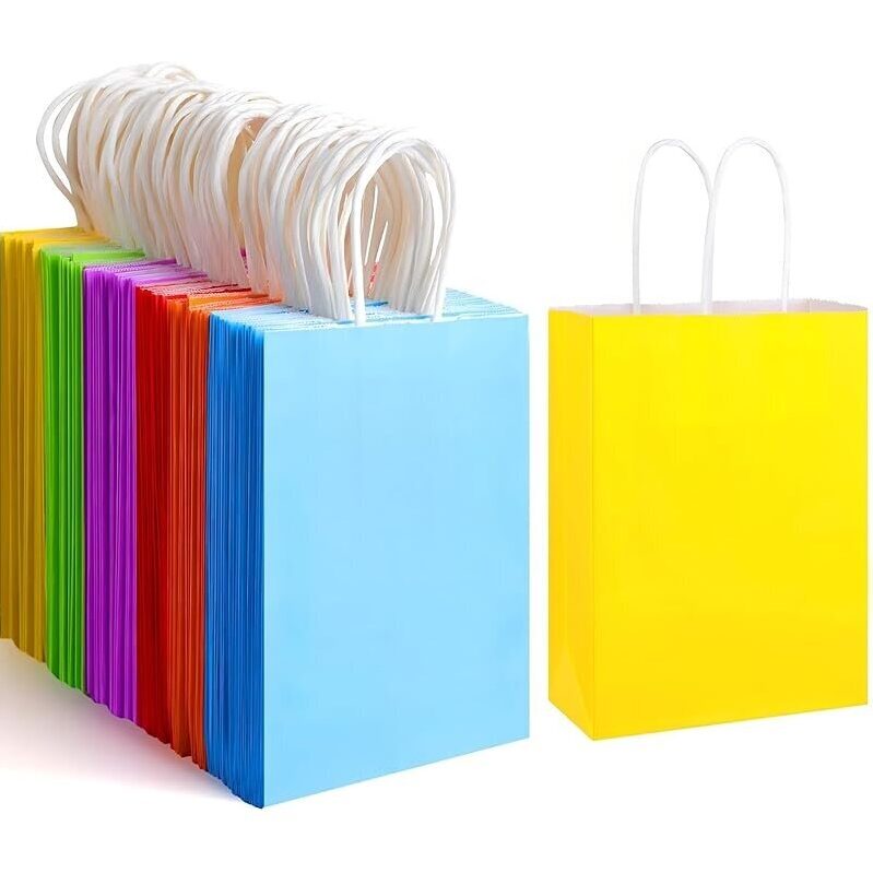 XPCARE 32Pcs Paper Gift Bags - Versatile, Customizable, and Bright