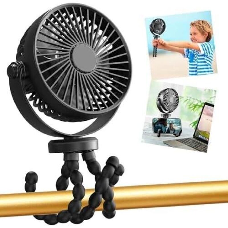 Portable Baby Stroller Fan - 50% Off, Enhance Comfort