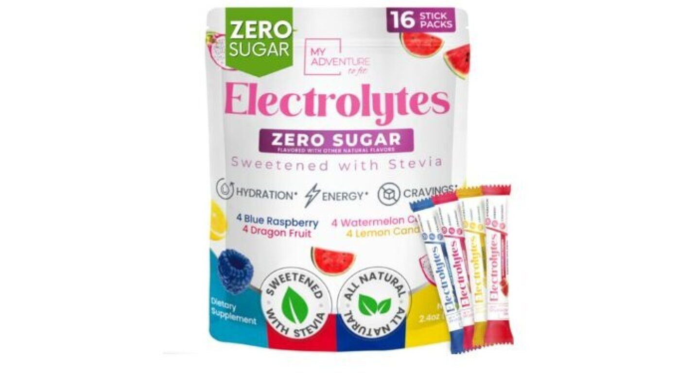 Zero Sugar Electrolytes Hydration Packets - 16 Pack