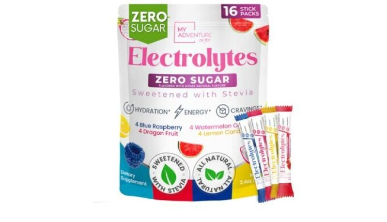 Zero Sugar Electrolytes Hydration Packets - 16 Pack