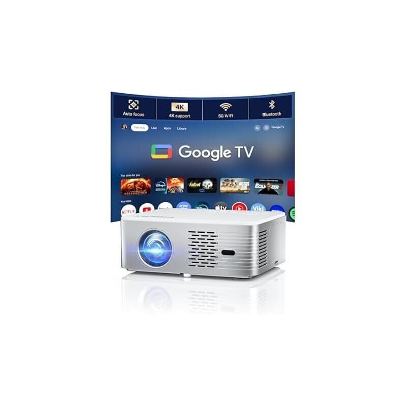 CIBEST 3000 ANSI WiFi 6 Bluetooth Smart Projector