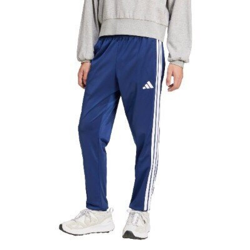 Adidas Men's Sports Jogger Pants - Blue with White Stripes