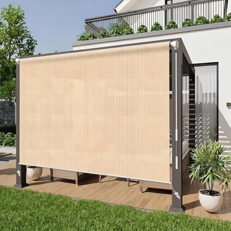 Outdoor Shade Blinds - 6x6 Feet UV Protection