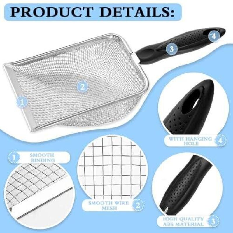 Beach Sand Sifter with Shark Tooth Design - Ideal for Clam Digging