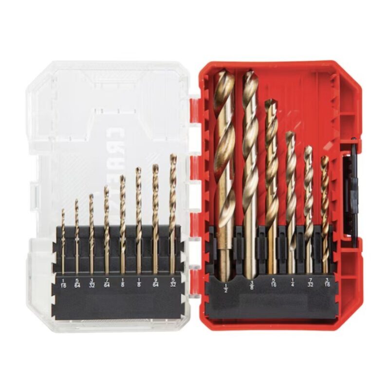 Craftsman 14-Piece Gold Twist Drill Bit Set - $9.98 at Lowe's