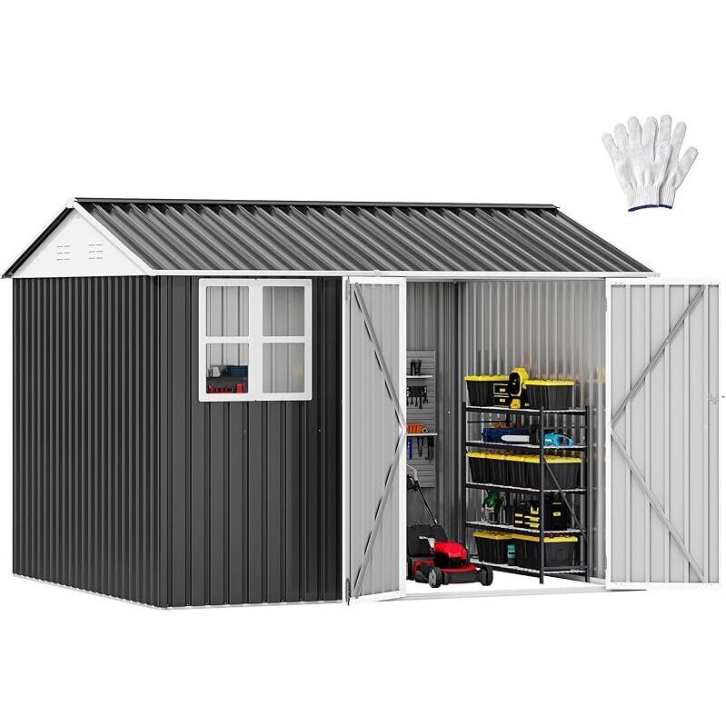 Maximize Your Outdoor Space with the DWVO 10ft x 8ft Storage Shed