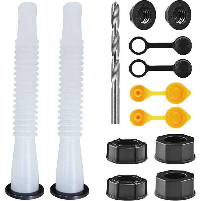 Zoolowua Gas Can Spout Replacement Kit - 2-Pack