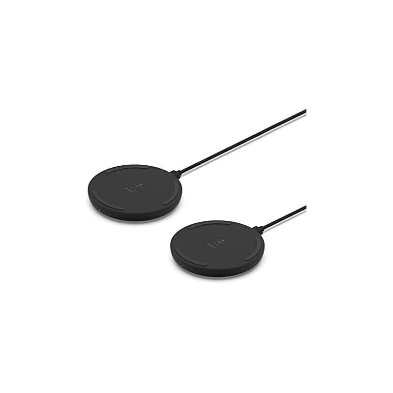 Quick Charge 10W Qi Wireless Charging Pad - 2-Pack