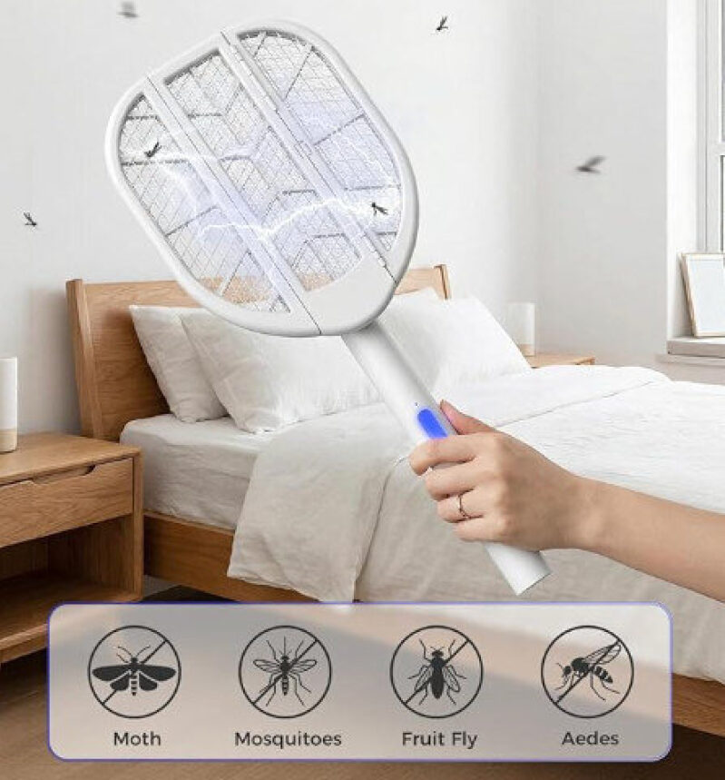 Portable Foldable Electric Mosquito Bat - $9.99 with Prime Shipping