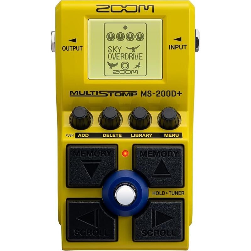 Zoom MS-200D+ MultiStomp Guitar Effects Pedal - Ultimate Tone Shaping Tool